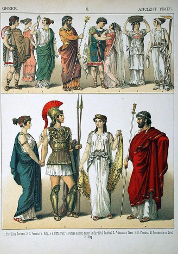 Symbolika ubioru greckiego