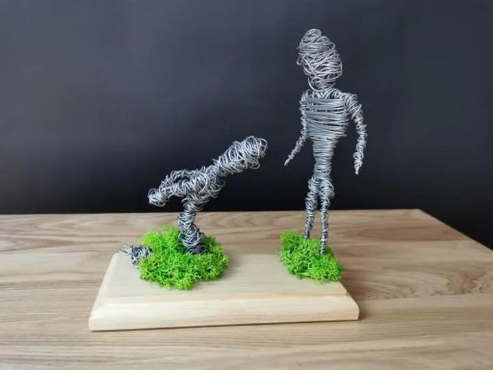 Tworzenie rzeźb z drutu